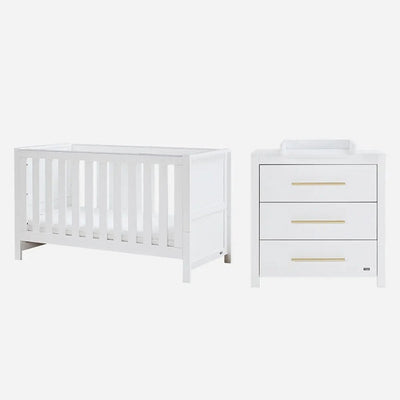Bambinista-TUTTI BAMBINI-Travel-TUTTI BAMBINI Tivoli 2 Piece Room Set - White