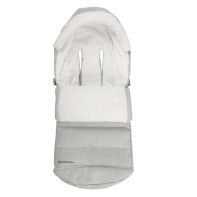 Bambinista - UPPABABY - Travel - UPPABABY Cozy Ganoosh Footmuff - White & Grey Chenille (Anothony)