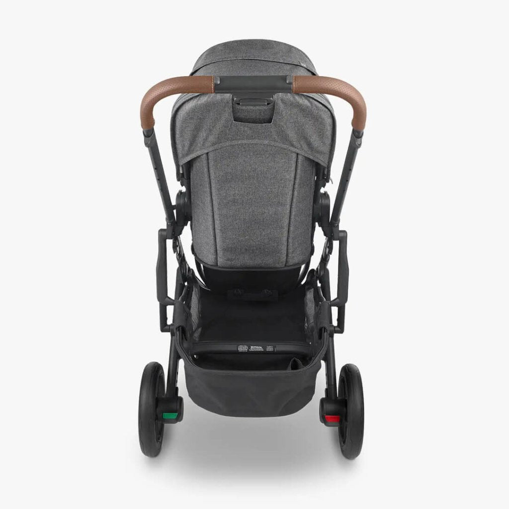 Bambinista - UPPABABY - Travel - UPPABABY CRUZ V2 Stroller - Charcoal Mélange | Carbon Frame | Saddle Leather (Greyson)