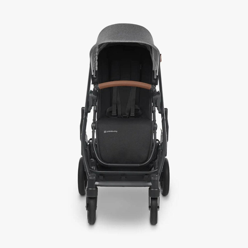 Bambinista - UPPABABY - Travel - UPPABABY CRUZ V2 Stroller - Charcoal Mélange | Carbon Frame | Saddle Leather (Greyson)