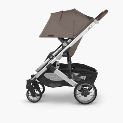 Bambinista - UPPABABY - Travel - UPPABABY CRUZ V2 Stroller - Dark Taupe | Silver Frame | Chestnut Leather (Theo)
