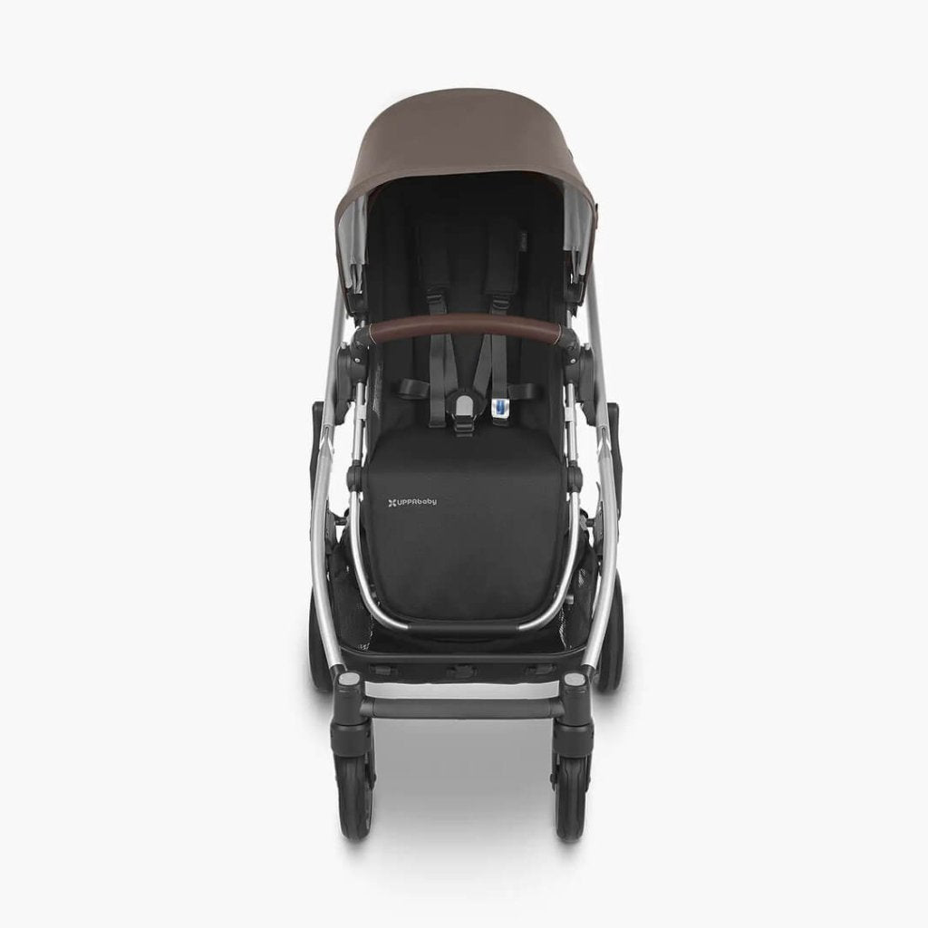 Bambinista - UPPABABY - Travel - UPPABABY CRUZ V2 Stroller - Dark Taupe | Silver Frame | Chestnut Leather (Theo)
