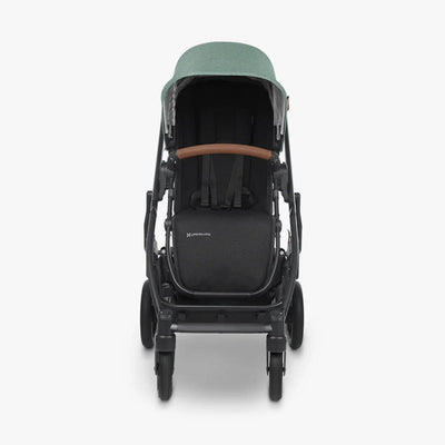 Bambinista - UPPABABY - Travel - UPPABABY CRUZ V2 Stroller - Green Mélange | Carbon Frame | Saddle Leather (Gwen)