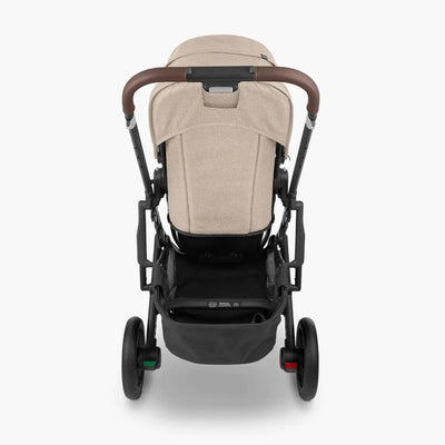 Bambinista - UPPABABY - Travel - UPPABABY CRUZ V2 Stroller - Oat Mélange | Carbon Frame | Chestnut Leather (Liam)