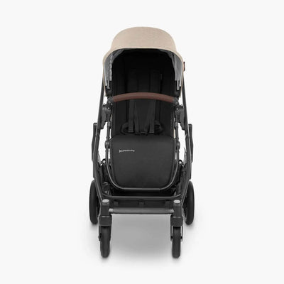 Bambinista - UPPABABY - Travel - UPPABABY CRUZ V2 Stroller - Oat Mélange | Carbon Frame | Chestnut Leather (Liam)