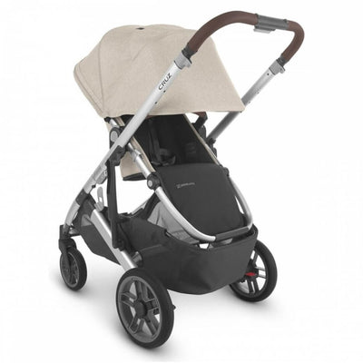 Bambinista - UPPABABY - Travel - UPPABABY CRUZ V2 Stroller - Oat Melange | Silver | Chestnut Leather (Declan)