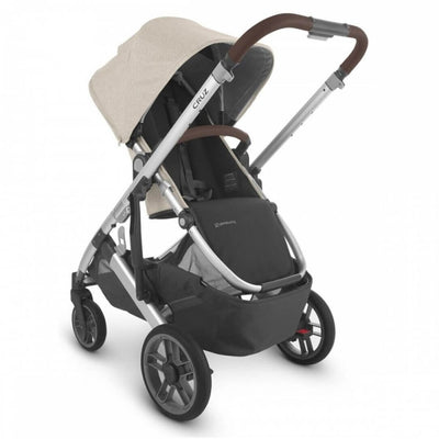 Bambinista - UPPABABY - Travel - UPPABABY CRUZ V2 Stroller - Oat Melange | Silver | Chestnut Leather (Declan)