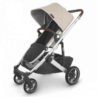 Bambinista - UPPABABY - Travel - UPPABABY CRUZ V2 Stroller - Oat Melange | Silver | Chestnut Leather (Declan)