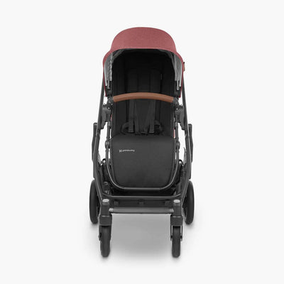 Bambinista - UPPABABY - Travel - UPPABABY CRUZ V2 Stroller - Rosewood Mélange | Carbon Frame | Saddle Leather (Lucy)