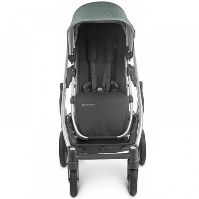 Bambinista - UPPABABY - Travel - UPPABABY CRUZ V2 Stroller - Sage Green Melange | Silver | Saddle Leather (Emmett)