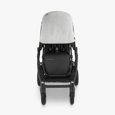 Bambinista - UPPABABY - Travel - UPPABABY CRUZ V2 Stroller - White & Grey Chenille | Carbon Frame | Chestnut Leather (Anthony)