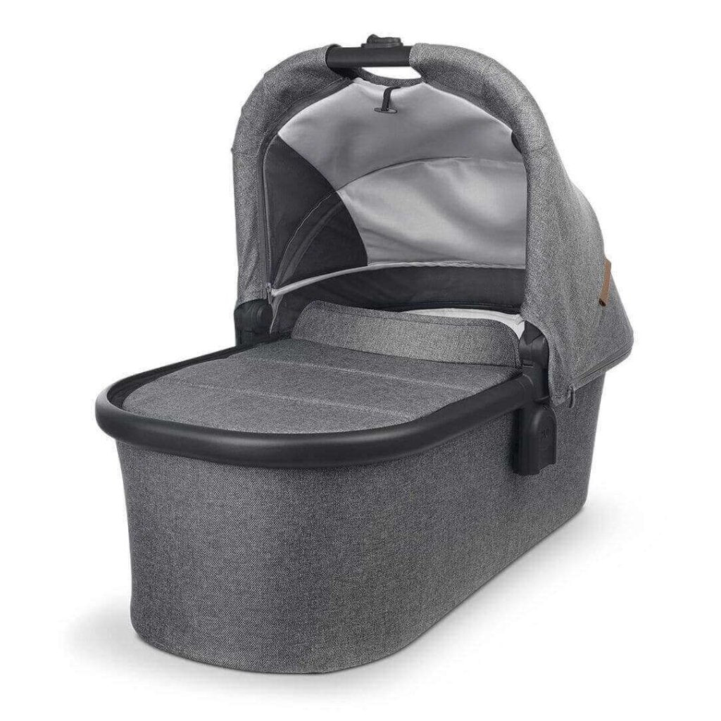 Bambinista - UPPABABY - Travel - UPPABABY VISTA V2 and CRUZ V2 Carry Cot - Charcoal Melange | Carbon (Greyson)