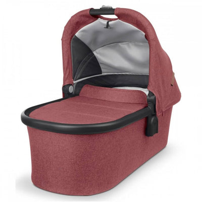 Bambinista - UPPABABY - Travel - UPPABABY VISTA V2 and CRUZ V2 Carry Cot Rosewood Melange | Carbon (Lucy)