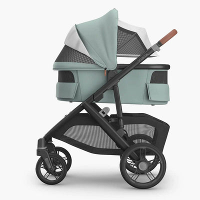 Bambinista - UPPABABY - Travel - UPPABABY VISTA V3 Carrycot - Mystic Aqua | Carbon Frame (Kenzi)