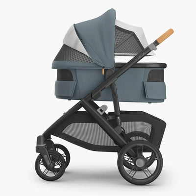 Bambinista - UPPABABY - Travel - UPPABABY VISTA V3 Carrycot - Stone Blue | Carbon Frame (Dillan)