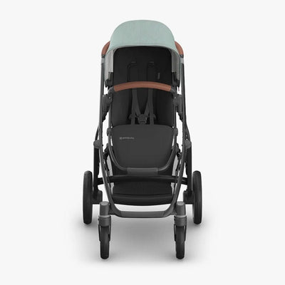 Bambinista - UPPABABY - Travel - UPPABABY VISTA V3 Pushchair with Bassinet - Mystic Aqua | Carbon Frame | Saddle Leather (Kenzi)