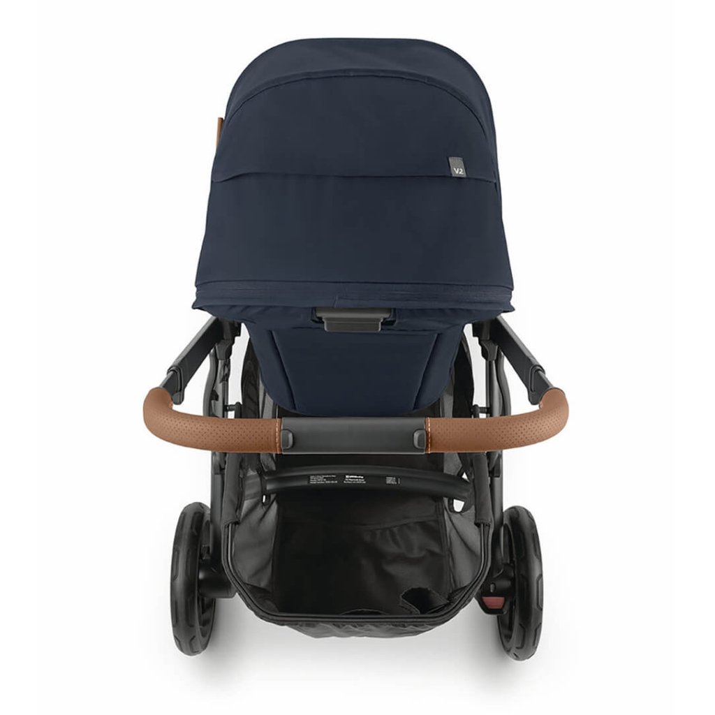 Bambinista - UPPABABY - Travel - UPPABABY VISTA V3 Pushchair with Bassinet - Navy/Carbon/Saddle Leather (Noa)