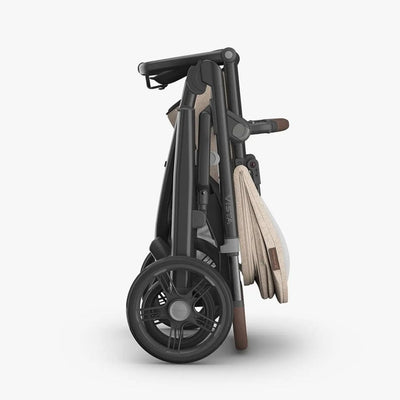 Bambinista - UPPABABY - Travel - UPPABABY VISTA V3 Pushchair with Bassinet - Oat Mélange | Carbon Frame | Chestnut Leather (Liam)