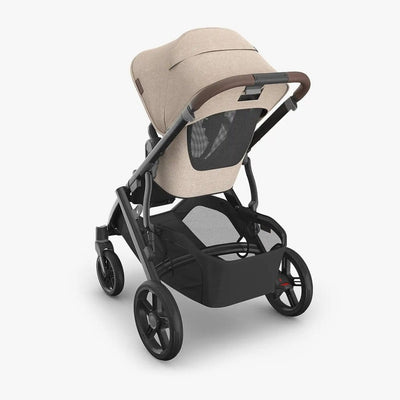 Bambinista - UPPABABY - Travel - UPPABABY VISTA V3 Pushchair with Bassinet - Oat Mélange | Carbon Frame | Chestnut Leather (Liam)