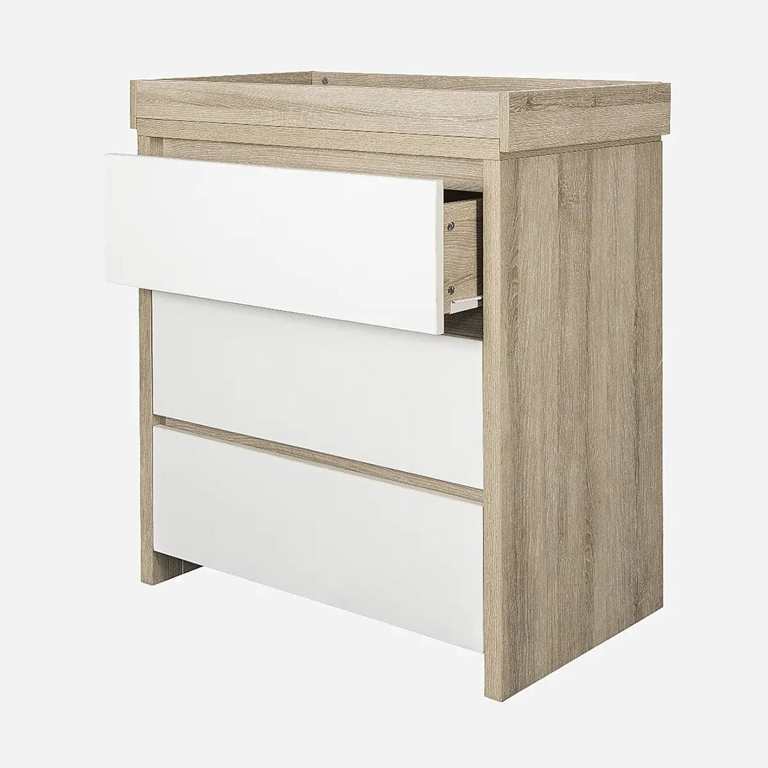 TUTTI BAMBINI Modena 3 Piece Room Set - White/Oak