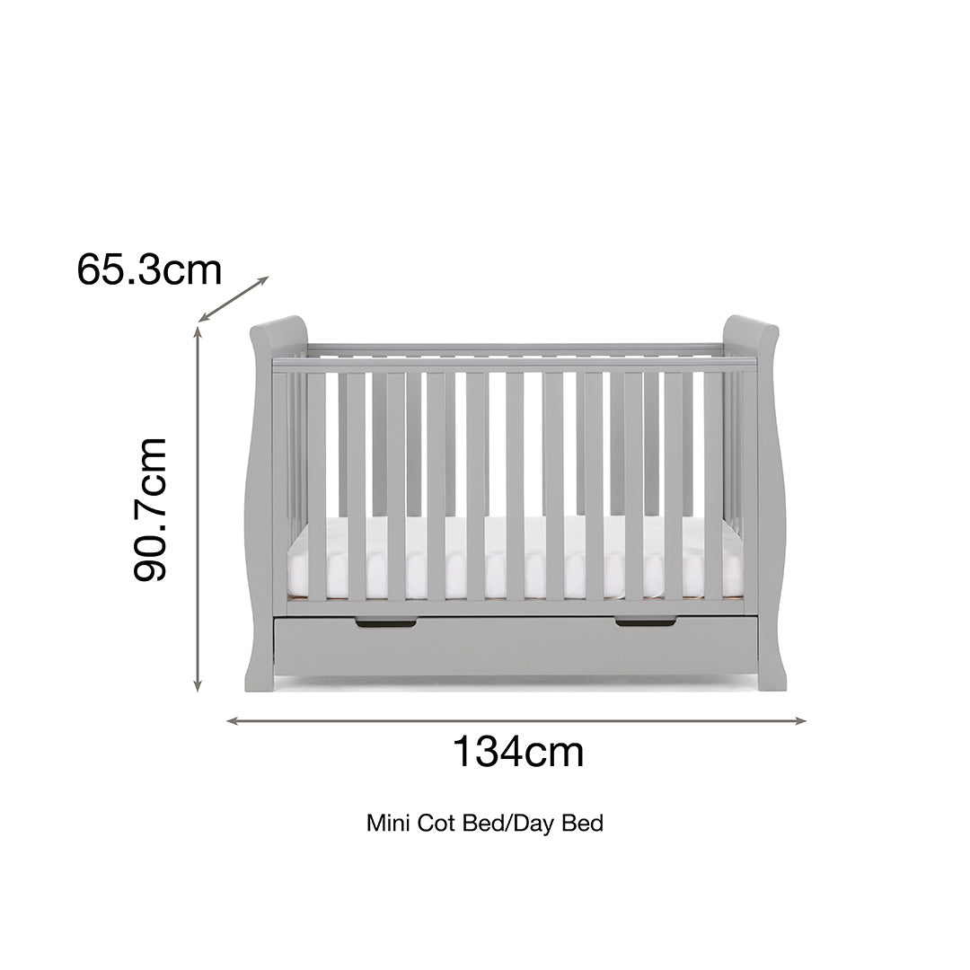 Stamford Mini Sleigh Cot Bed