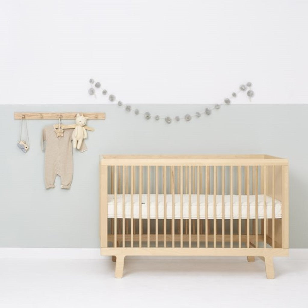 THE LITTLE GREEN SHEEP Natural Twist Cot Bed Mattress to fit M&P 400 - 69x139cm