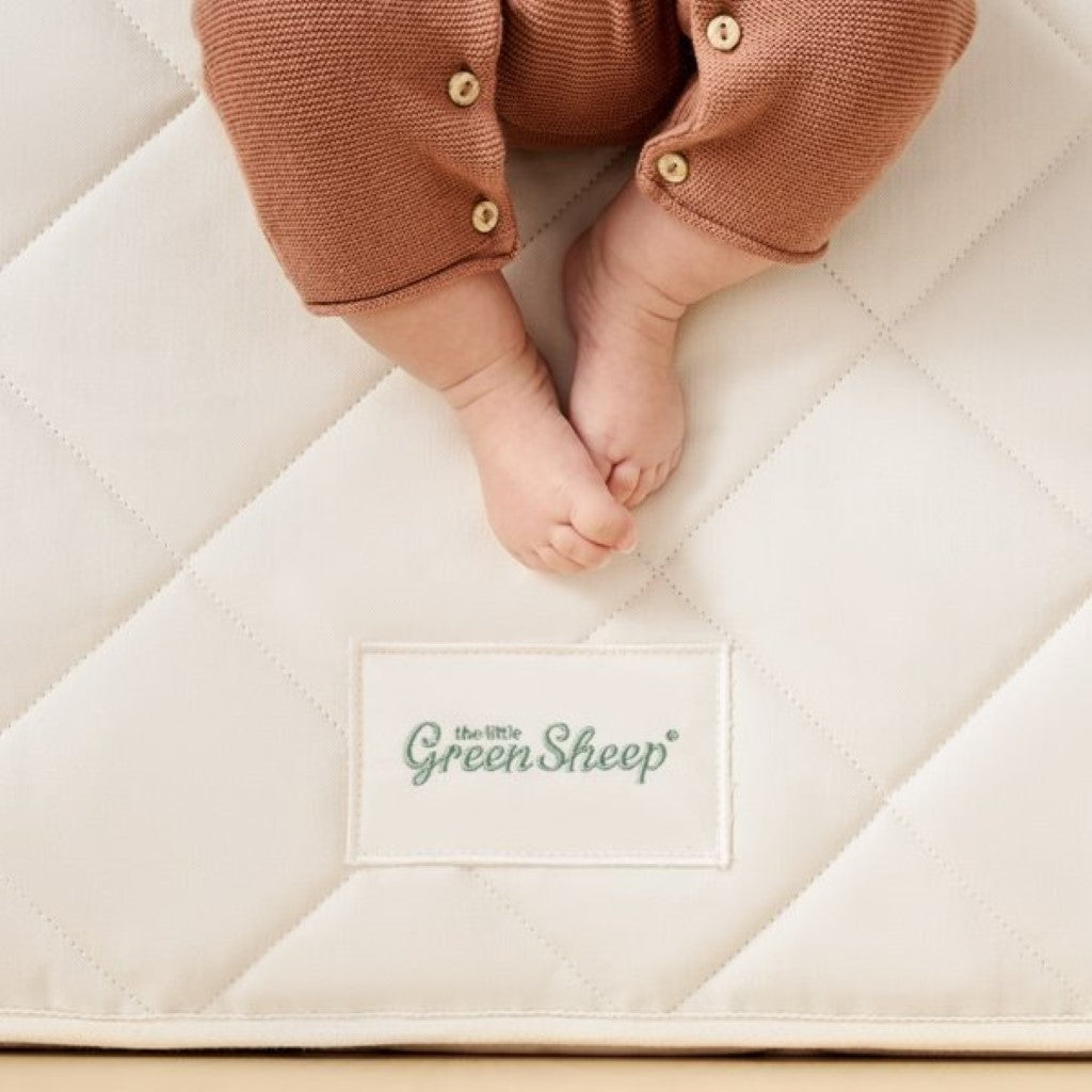 THE LITTLE GREEN SHEEP Natural Twist Cot Bed Mattress to fit M&P 400 - 69x139cm