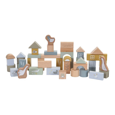 Little Dutch Building Blocks Blue