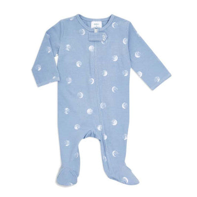 Bambinista-ADEN + ANAIS-Pyjamas-ADEN + ANAIS Blue Moon Comfort Knit™ Footie