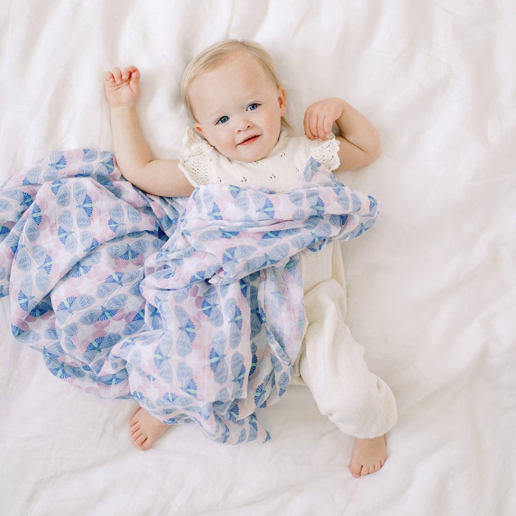 Bambinista-ADEN + ANAIS-Blankets-ADEN + ANAIS Boutique Cotton Muslin Swaddles - Deco 4-pack