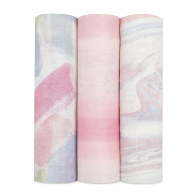 Bambinista-ADEN + ANAIS-Blankets-ADEN + ANAIS Boutique Silky Soft Swaddles - Florentine 3-pack