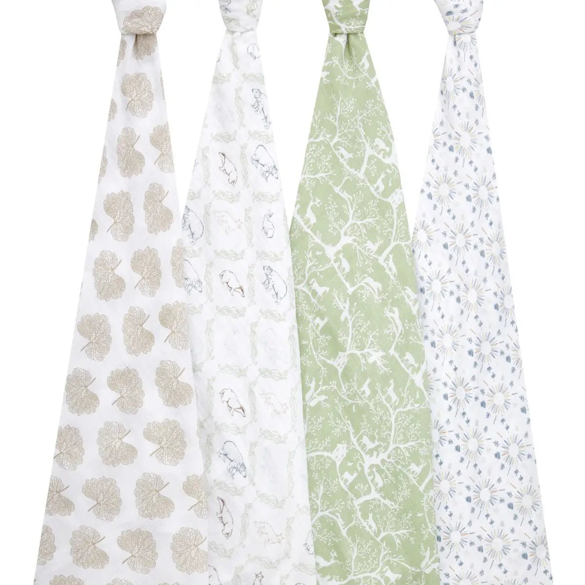 Bambinista-ADEN + ANAIS-Blankets-ADEN + ANAIS Essentials 4-pack Swaddles - Harmony