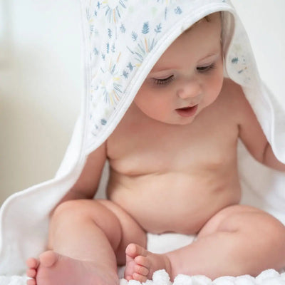 Bambinista-ADEN + ANAIS-Towels-ADEN + ANAIS Essentials Cotton Muslin Hooded Towels 2 Pack - Harmony