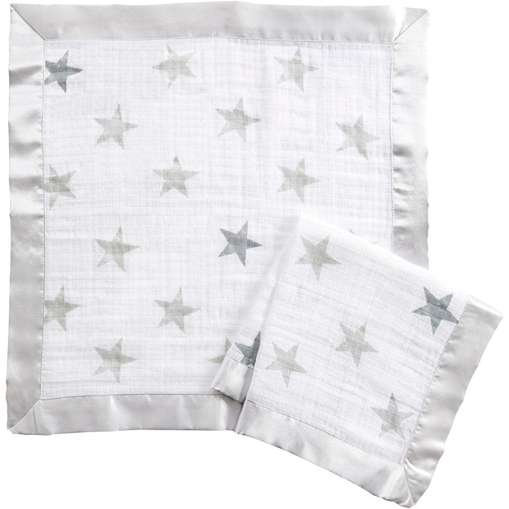 Bambinista-ADEN + ANAIS-Blankets-ADEN + ANAIS Essentials Cotton Muslin Security Blankets - Dusty 2-pack