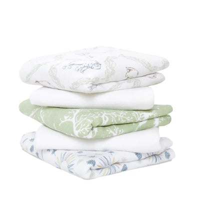 Bambinista-ADEN + ANAIS-Blankets-ADEN + ANAIS Essentials Muslin Squares - Harmony 5-pack