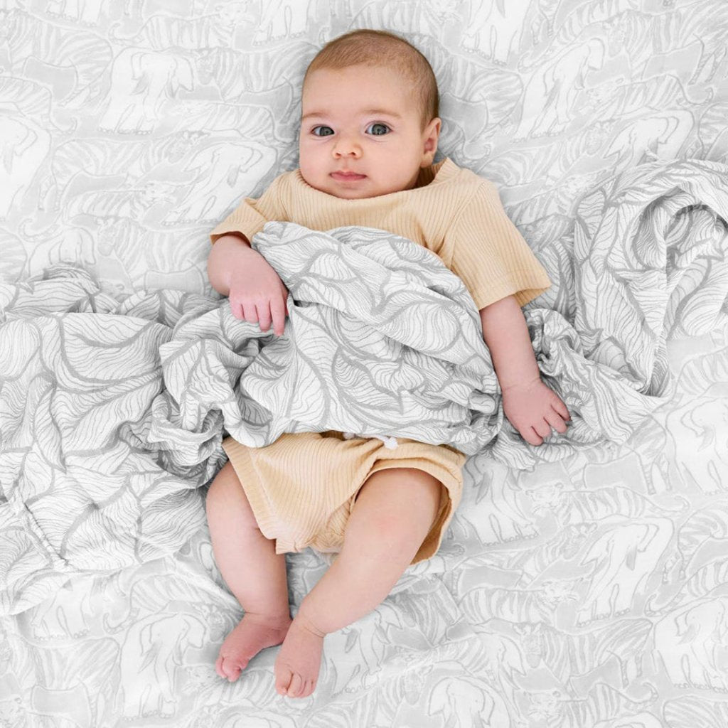 Bambinista-ADEN + ANAIS-Blankets-ADEN + ANAIS Large Swaddles 3 Pack Silky Soft Culture Club