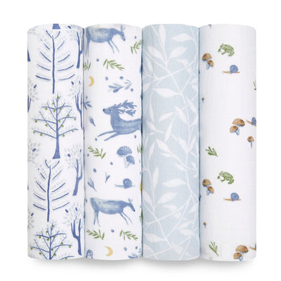 Bambinista-ADEN + ANAIS-Blankets-ADEN + ANAIS Organic Swaddle Blanket -Outdoors - 4 Pack
