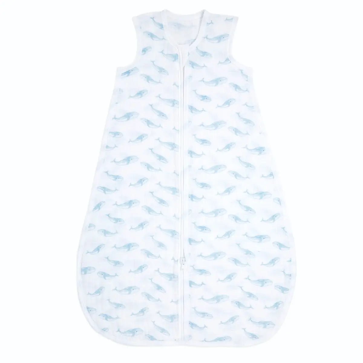 Bambinista-ADEN + ANAIS-Pyjamas-ADEN + ANAIS Outdoors Organic Cotton Light Sleeping Bag 1.0 Tog - Oceanic