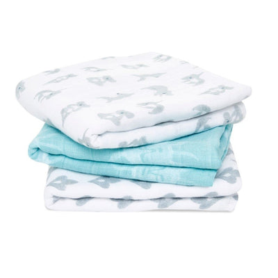 Bambinista-ADEN + ANAIS-Blankets-Cotton Muslin Squares Now + Zen - 3 Pack