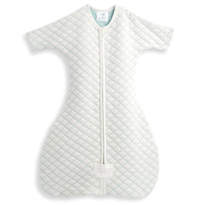 Bambinista-ADEN + ANAIS-Bedding-Cream/Mint Snug Fit Sleeping Bag 1.5 TOG