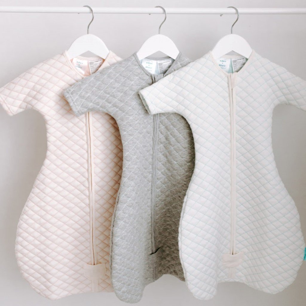 Bambinista-ADEN + ANAIS-Pyjamas-Snug Fit Sleeping Bag 1.5 TOG Grey/Blue