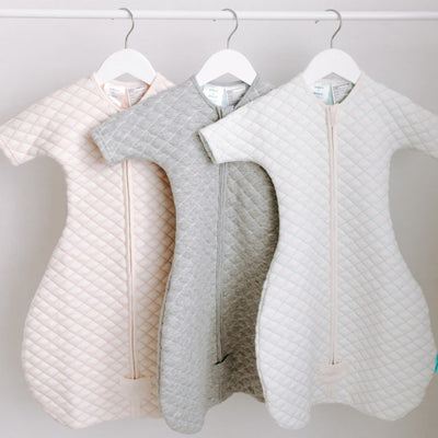 Bambinista-ADEN + ANAIS-Pyjamas-Snug Fit Sleeping Bag 1.5 TOG Grey/Blue