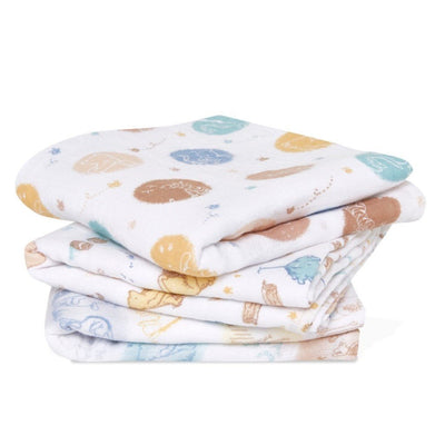 Bambinista-ADEN + ANAIS-Blankets-Winnie the Pooh in the Woods Cotton Muslin Squares - 3 Pack