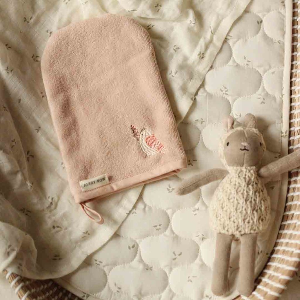 Bambinista-AVERY ROW-Towels-AVERY ROW Bath Mitt - Bird