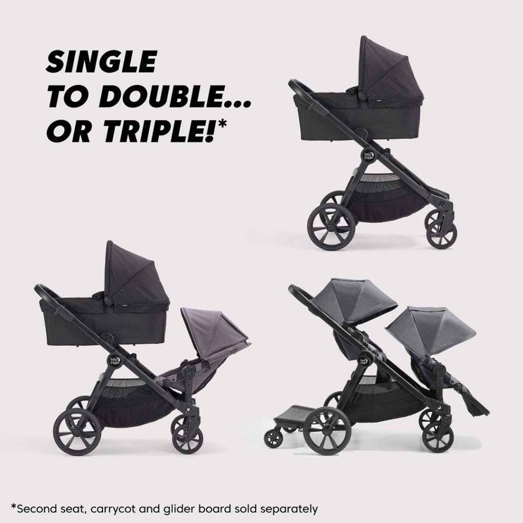 Bambinista-BABY JOGGER-Travel-BABY JOGGER City Select 2 Radiant Slate (Stroller + Cot + Pvc)