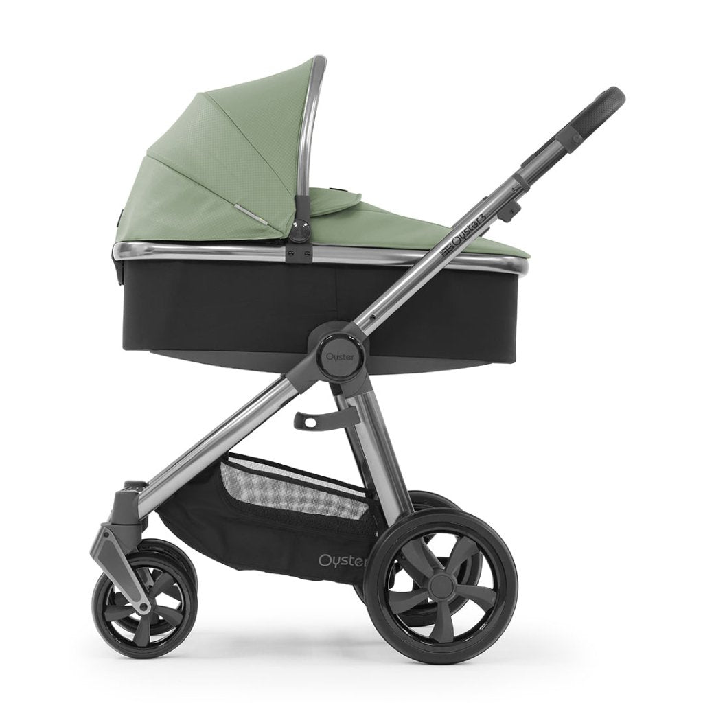 Bambinista-BABY STYLE-Travel-OYSTER 3 Carrycot - Spearmint (Gun Metal)