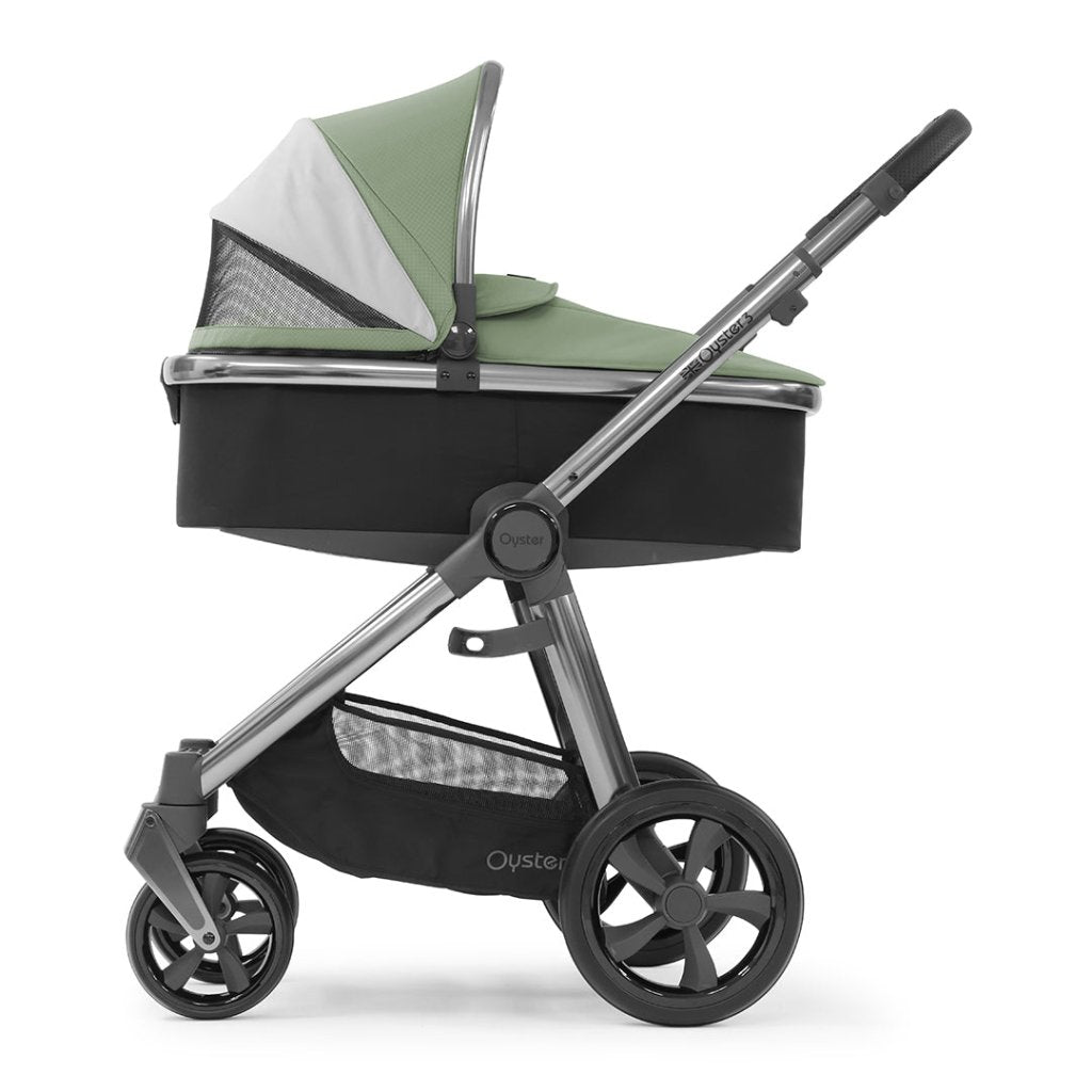 Bambinista-BABY STYLE-Travel-OYSTER 3 Carrycot - Spearmint (Gun Metal)
