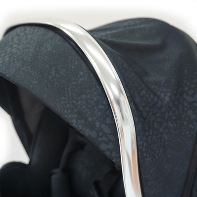 Bambinista-BABY STYLE-Travel-OYSTER 3 LUXX Special Edition Pushchair Bundle - Jurassic Black (Chrome Frame)