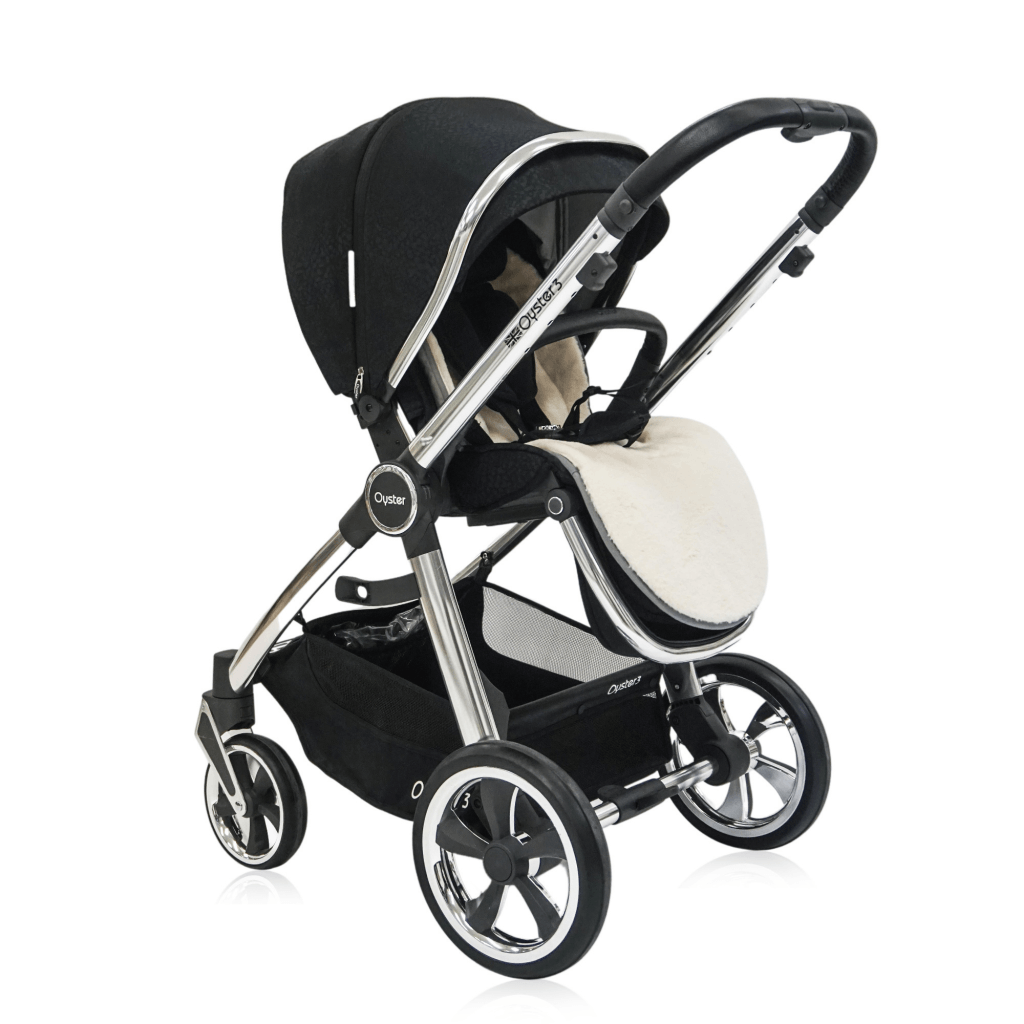 Bambinista-BABY STYLE-Travel-OYSTER 3 LUXX Special Edition Pushchair Bundle - Jurassic Black (Chrome Frame)