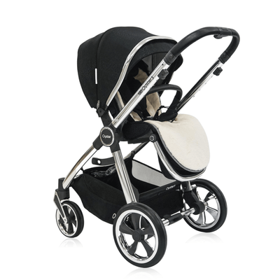 Bambinista-BABY STYLE-Travel-OYSTER 3 LUXX Special Edition Pushchair Bundle - Jurassic Black (Chrome Frame)